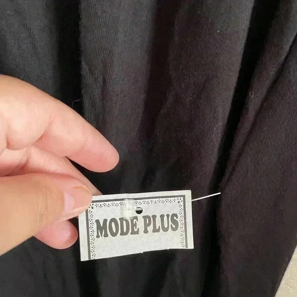 🆕Black Hollows Out T-Shirt Dress 3D Rose 2X🆕 - Picture 11 of 13